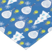 🎾🎄 Padel Smashing Kerstmis Tafelkleed (Gekanteld)