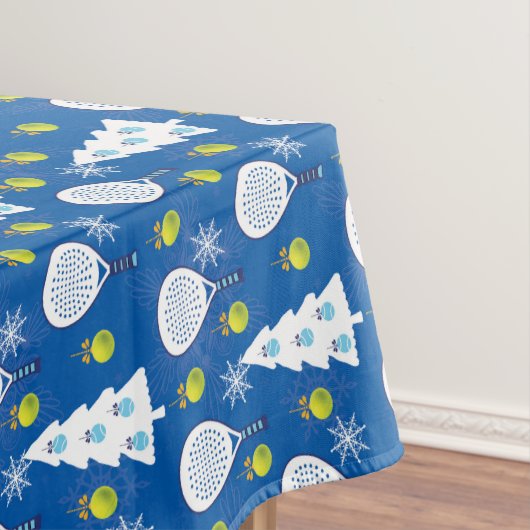 🎾🎄 Padel Smashing Kerstmis Tafelkleed (Voorbeeld)
