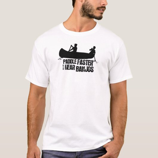 Padel sneller ik hoor banjos T-Shrits T-shirt (Voorkant)