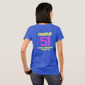 👽Padel Space Serve Sass Koningin T-shirt (Achterkant volledig)