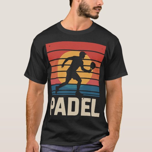 Padel Sport Vintage T-shirt (Voorkant)