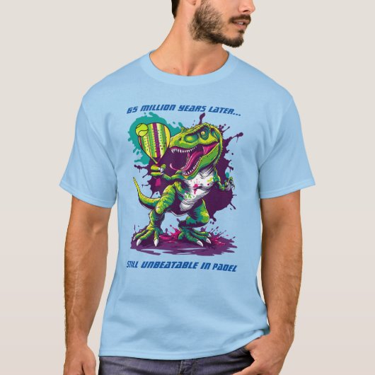 Padel T-Rex 🐵  Backhand T-shirt (Voorkant)