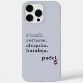Padel telefoonhoesje-Personaliseer Woord Vibe Zwar iPhone 16 Pro Max Hoesje