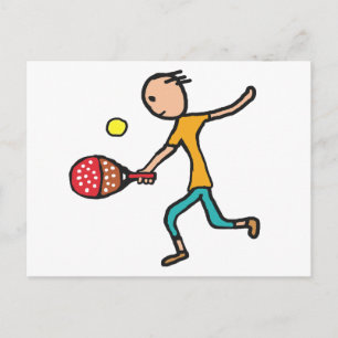 Padel Tennis Briefkaart