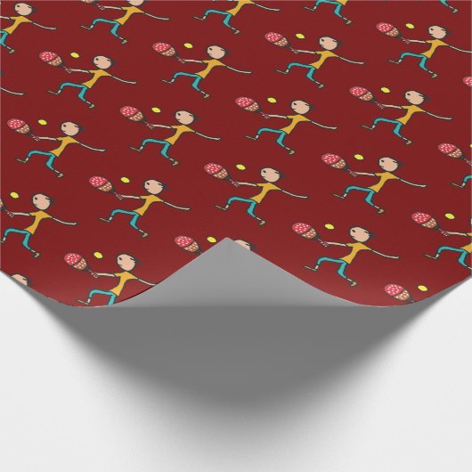 Padel Tennis Cadeaupapier (Hoek)