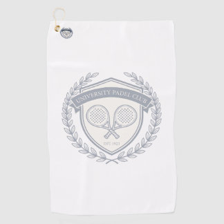 Padel Tennis Club Esthetische Aangepaste Naam Tasl Golfhanddoek