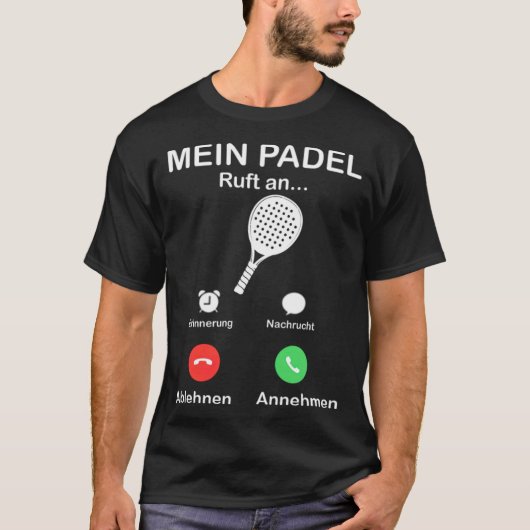 Padel Tennis Evolution Padel Tennis Player Hobby b T-shirt (Voorkant)