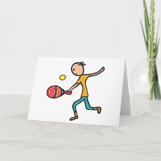 Padel Tennis Kaart (Voorkant)