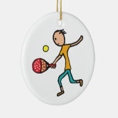 Padel Tennis Keramisch Ornament (Rechts)