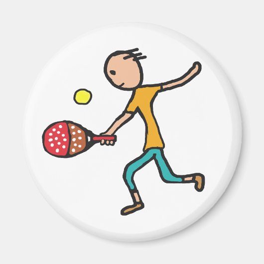 Padel Tennis Magneet (Voorkant)