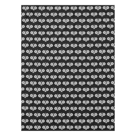 Padel tennis-ontwerp met tablecloge tabletstructuu tafelkleed (Voorkant)