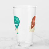 Padel Tennis Rackets en Ballen Gepersonaliseerd Glas (Links)