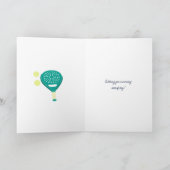 Padel Tennis Rackets en Ballen Gepersonaliseerd Kaart (Binnen)