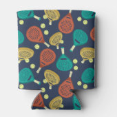 Padel Tennis Rackets en Ballen Monogram Blikjeskoeler (Achterkant)