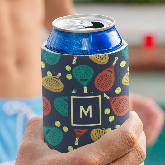 Padel Tennis Rackets en Ballen Monogram Blikjeskoeler