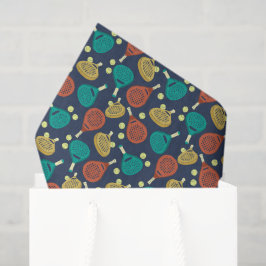 Padel Tennis Rackets en Ballen Patterned Tissuepapier