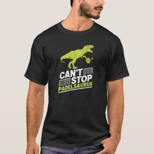Padel Tennis Rex Dino voor Padel Spelers T-shirt