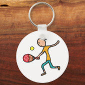 Padel Tennis Sleutelhanger (Achterkant)