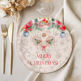 Padel Themed Paper Plates – Festive Racquet Motif Papieren Bordje