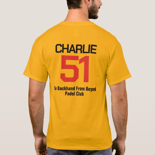 Padel UFOh-Yeah T-shirt (Achterkant)