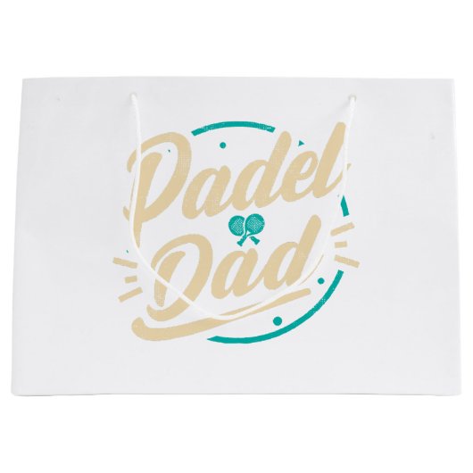 Padel Vader Platform Tennis Paddleball Padel Groot Cadeauzakje (Voorkant)