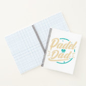 Padel Vader Platform Tennis Paddleball Padel Notitieboek (Binnen)