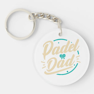 Padel Vader Platform Tennis Paddleball Padel Sleutelhanger