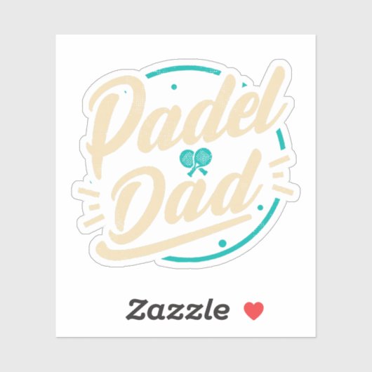 Padel Vader Platform Tennis Paddleball Padel  Sticker (Vel)