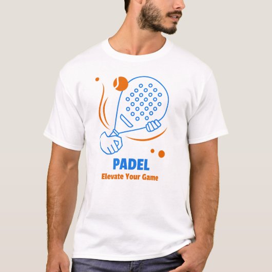 Padel: Verhoog je spel T-shirt (Voorkant)
