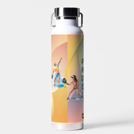 Padel Water Bottle: Vibrant Style Collection Vol.1 Waterfles