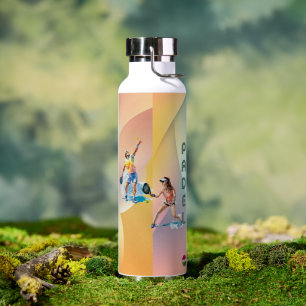 Padel-waterfles: Vibrant Style-collectie Vol.1 Waterfles