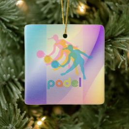 PADELORNAMENT – LEVENDIGE STIJL voor haar LICHTEN Keramisch Ornament