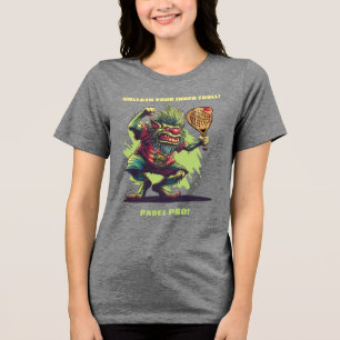 🧌Padelracket Rager Tri-Blend Shirt
