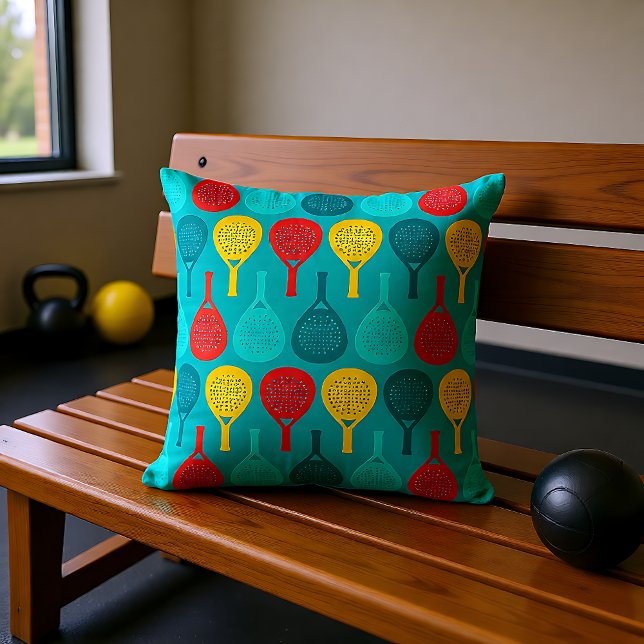 Padelrustmodus: geactiveerd kussen (Padel Rest Mode Activated Throw Pillow)