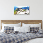 Paden in de Zwitserse alpen Canvas Afdruk (Insitu (Slaapkamer))