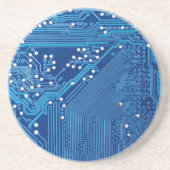 Paden op een computerbord zandsteen onderzetter (Voorkant)