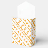 Paden van Sun Mudcloth Afrikaanse patroon Bedankdoosjes (Geopend)