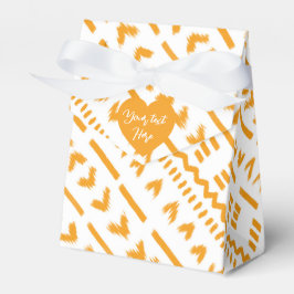 Paden van Sun Mudcloth Afrikaanse patroon Bedankdoosjes