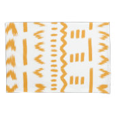 Paden van Sun Mudcloth Afrikaanse patroon in wit Kussensloop (Voorkant)