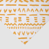 Paden van Sun Mudcloth Afrikaanse patroon in wit Tissuepapier (Detail)
