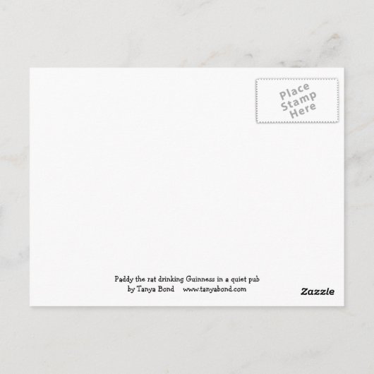 Padie de rat briefkaart (Achterkant)