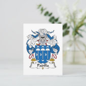 Padilla Family Crest Briefkaart (Staand voorkant)