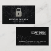 Padlock | Circuit Board Visitekaartje (Voorkant / Achterkant)