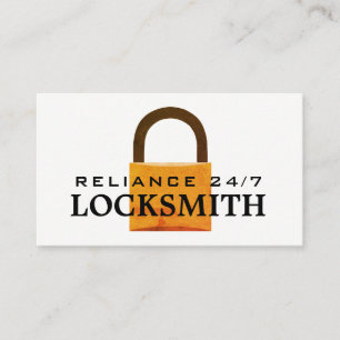  Padlock, Locksmith Visitekaartje