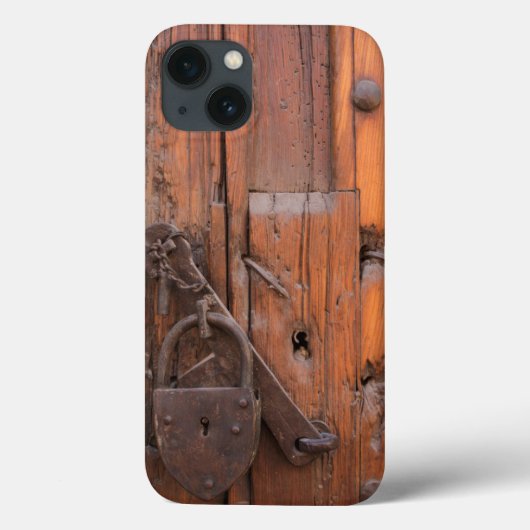 Padlock op een houten deur Case-Mate iPhone case (Achterkant)