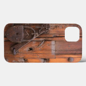Padlock op een houten deur Case-Mate iPhone case (Achterkant (horizontaal))