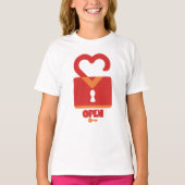 PADLOCK OPEN CLOSED HEART BY MASANSER PIXELAT T-SHIRT (Voorkant)