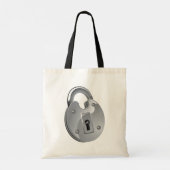 Padlock Security Canvas tas (Achterkant)
