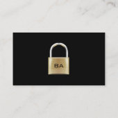 Padlock Security Consultant Visitekaartje (Achterkant)