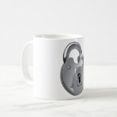 Padlock Security-Mok Koffiemok (Voorkant links)